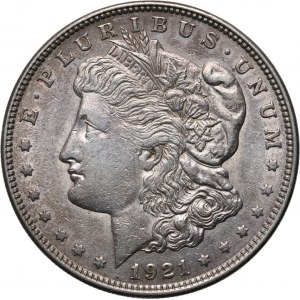 Spojené Štáty Americké, Dollar 1921, Philadelphia, Morgan