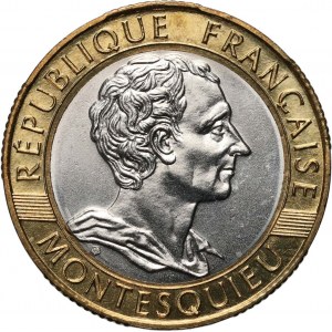 France, 10 Francs 1989, Montesquieu