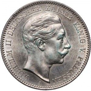 Germany, Prussia, Wilhelm II, 2 Mark 1888 A, Berlin