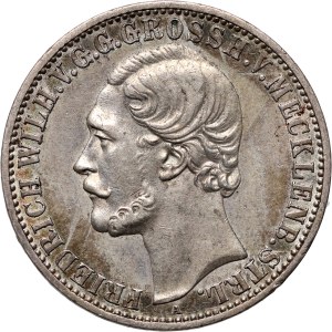 Germany, Mecklenburg-Strelitz, Friedrich Wilhelm, Taler 1870 A, Berlin