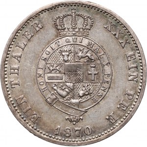 Deutschland, Mecklenburg-Strelitz, Friedrich Wilhelm, Taler 1870 A, Berlin