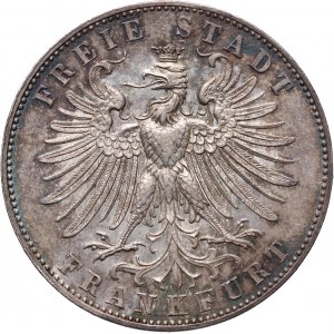 Nemecko, Frankfurt, Thaler 1862, Strelecká súťaž
