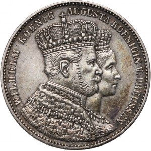 Německo, Prusko, Wilhelm I, tolar 1861 A, Berlín