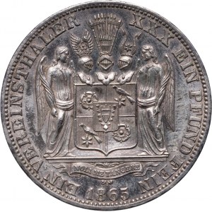 Germany, Schaumburg-Lippe, Adolf Georg, Thaler 1865 B, Hannover