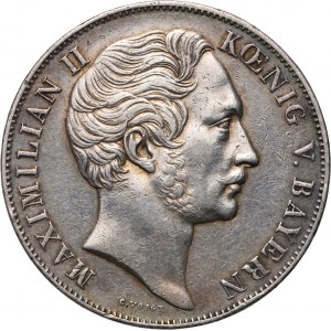 Nemecko, Bavorsko, Maximilian II Joseph, 2 guldenov 1855, Mníchov, Pomník Panny Márie