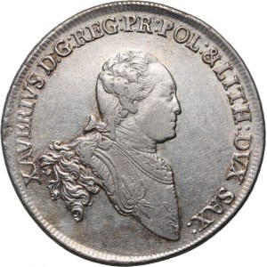 Xavier (ako správca), thaler 1768 EDC, Drážďany