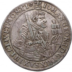 Německo, Sasko, Jan Jiří I., tolar 1631 HI, Drážďany