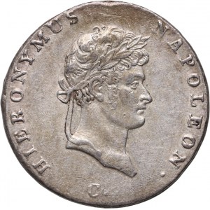 Germany, Westphalia, Jerome Napoleon, 2/3 Thaler 1812 C, Clausthal