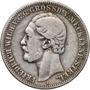 Niemcy, Meklemburgia-Strelitz, Fryderyk Wilhelm, 2 marki 1877 A, Berlin