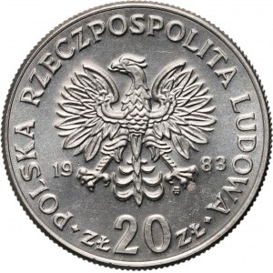 PRL, 20 złotych 1983, Marceli Nowotko