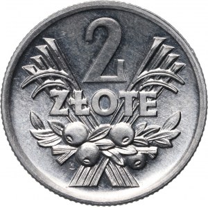 PRL, 2 złote 1974, Jagody