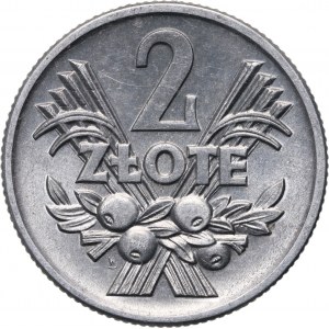 PRL, 2 zloty 1958, Berries