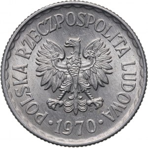 PRL, 1 zlotý 1970