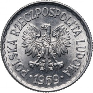 People's Republic of Poland, 1 zloty 1969