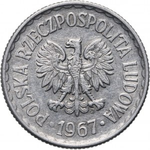 People's Republic of Poland, 1 zloty 1967