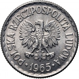 Polská lidová republika, 1 zlotý 1965