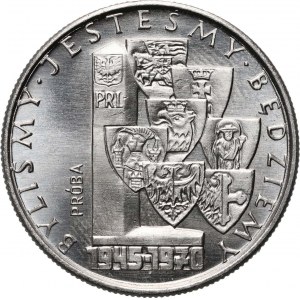 Volksrepublik Polen, 10 Zloty 1970, Wir waren - Wir sind - Wir werden sein, SAMPLE, Nickel