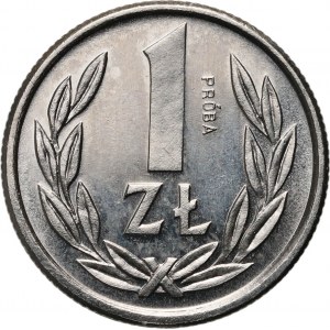 PRL, 1 Zloty 1989, PRÓBA, Nickel