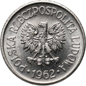PRL, 10 groszy 1962, PRÓBA, Nickel