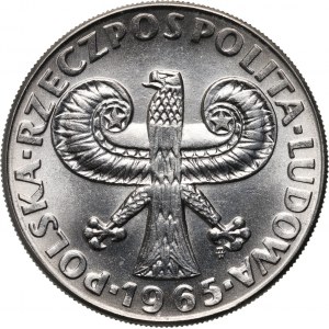 PRL, 10 Zloty 1965, Zygmunt's Column, PRÓBA, Nickel