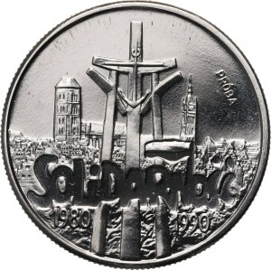 III RP, 10000 złotych 1990, Solidarność, PRÓBA, Nikiel