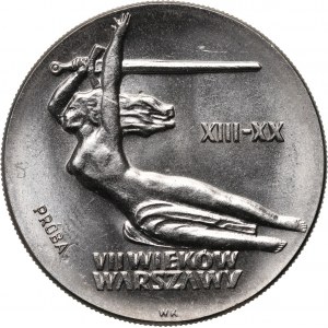 PRL, 10 Zloty 1965, VII wieków Warszawy, PRÓBA, Nickel