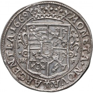 Německo, Magdeburg - Arcibiskupství, August (vévoda sasko-weißenfelský), 1/3 tolaru 1669 HHF, Halle