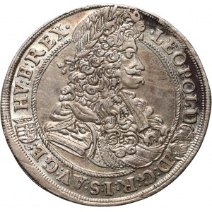 Rakúsko, Leopold I., 1/2 toliara 1698 KB, Kremnica