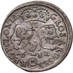 Ján III Sobieski, šesťpence 1682 TLB, Bydgoszcz