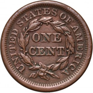 Spojené státy americké, cent 1853, Philadelphia