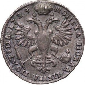 Russland, Peter I., 1724 Poltina, Moskau