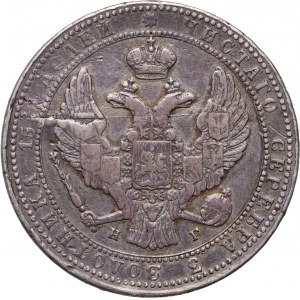 Ruské dělení, Mikuláš I., 3/4 rublu = 5 zlatých 1835 НГ, Petrohrad