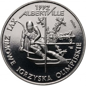 III RP, 200000 złotych 1991, XVI ZIO Albertville 1992, PRÓBA, Nikiel