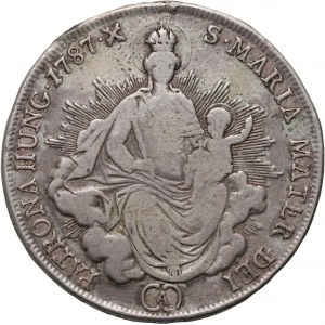 Ungarn, Joseph II, 1/2 Taler 1787 A, Wien