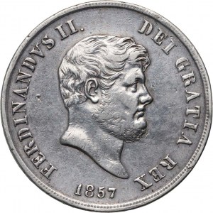 Itálie, Neapol, Ferdinand II, 120 grana 1857
