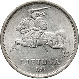 Litva, 5 litov 1936, Basanavicius