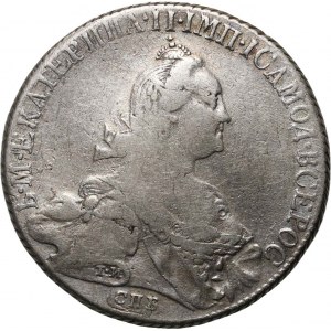 Russland, Katharina II., Rubel 1776 СПБ ЯЧ, St. Petersburg