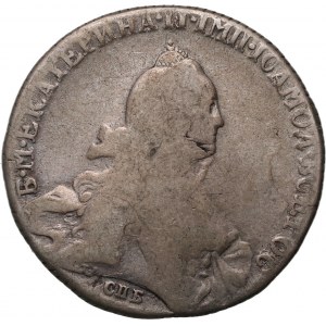Russland, Katharina II., Rubel 1771 СПБ АШ, St. Petersburg