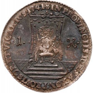 August III, farářský groš 1741, Drážďany