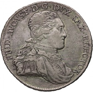 Nemecko, Sasko, Fridrich August III, 1797 IEC thaler, Drážďany