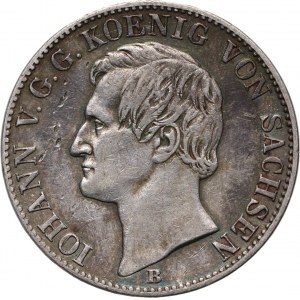 Germany, Saxony, Johann, Thaler 1864 B, Dresden