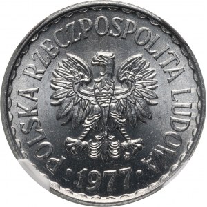 PRL, 1 zlotý 1977