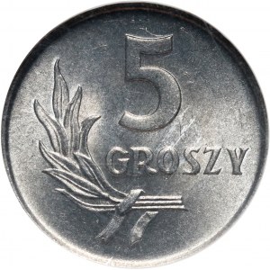 PRL, 5 groszy 1958