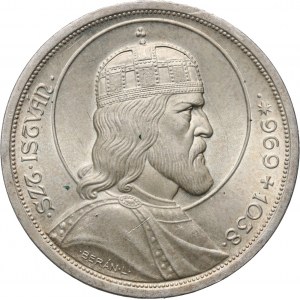 Hungary, 5 Pengo 1938, St. Stephan