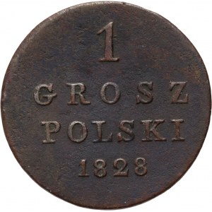 Kongresové království, Mikuláš I., 1 polský groš 1828 FH, Varšava