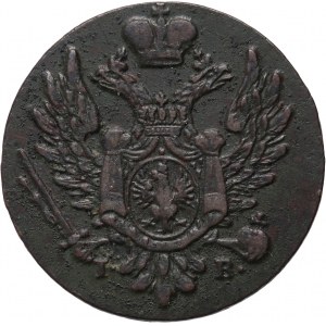 Congress Kingdom, Alexander I, domestic copper penny 1825 IB, Warsaw