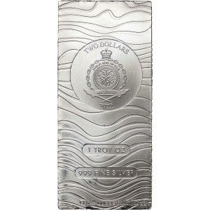 Niue, $2 2022, Ag999 ounce, bar