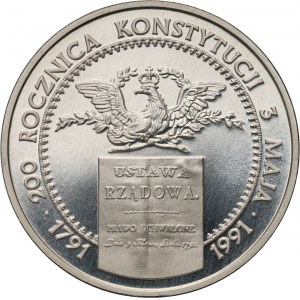 Third Republic, 200,000 zl 1991, 200th Anniversary of the 3rd of May Constitution