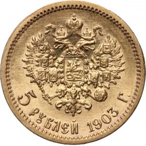 Russland, Nikolaus II., 5 Rubel 1903 (АР), St. Petersburg