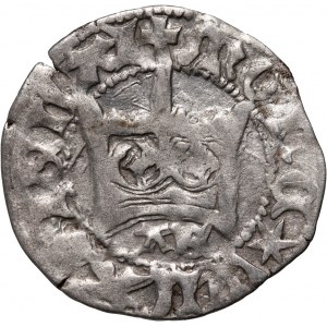 Władysław Jagiełło 1386-1434, půlgroš, Krakov, odkaz AS